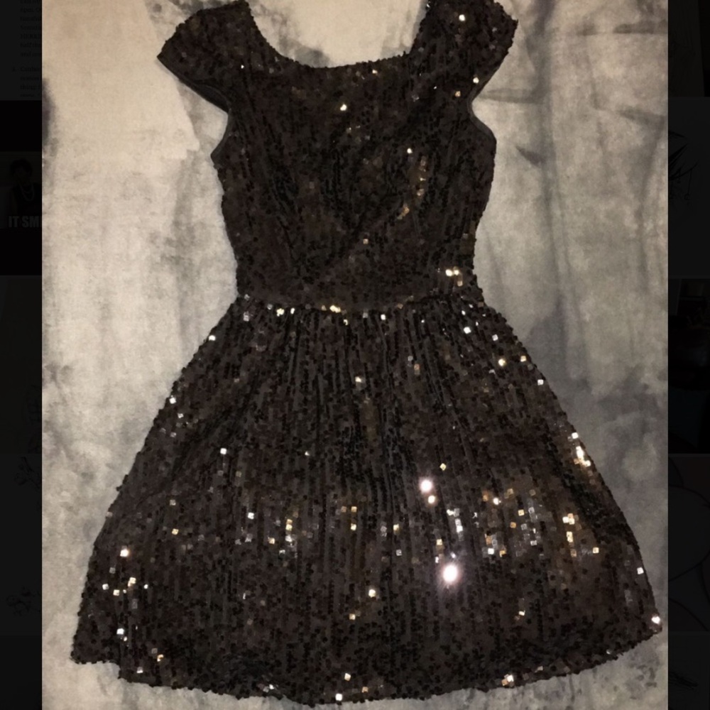 Black and gold dresses